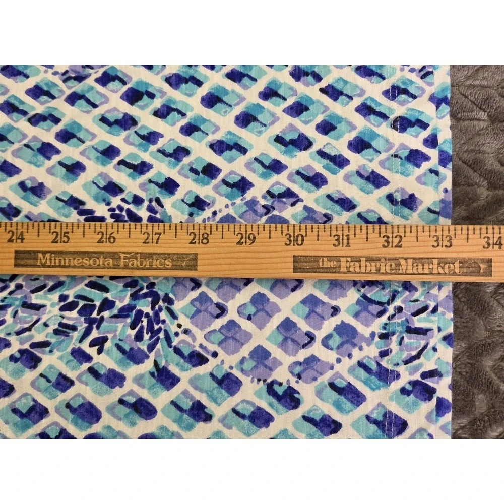 Lilly Pulitzer Joy Tunic Dress Size XS Blue White Pineapple Beach Resort Coastal